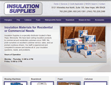 Tablet Screenshot of insulationsupplies.com